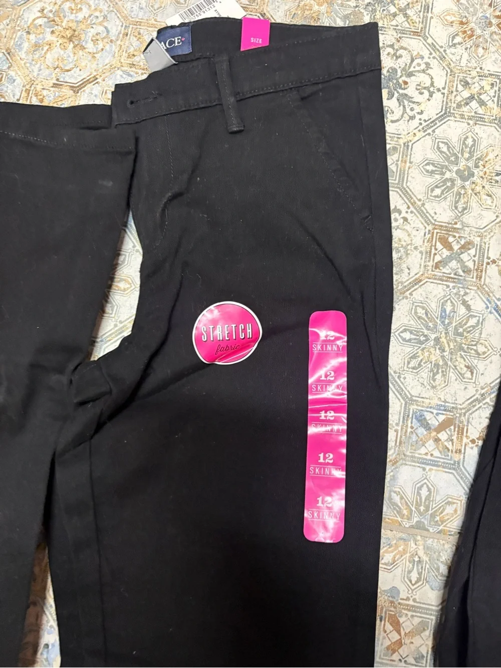 The Children's Place Black Uniform Bottoms